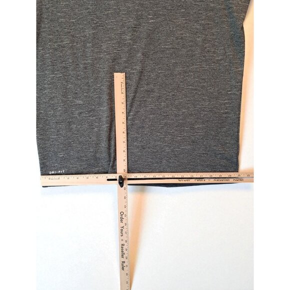 Nike Essential Men's Short-Sleeve Hydroguard Swim Dri-FIT Shirt – Gray Heather, - Picture 8 of 10